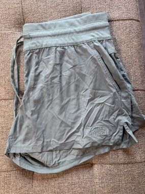 The North Face Sage Green Athletic Shorts